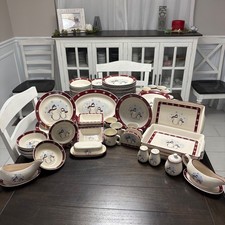 Royal Seasons Snowman Stoneware Dinnerware Holiday Christmas YOU CHOOSE sets
