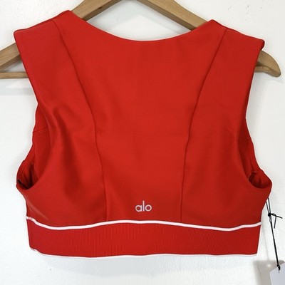 NWT Alo Yoga Airlift Alignment Bra Bright Red Size M W9824R Studio