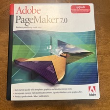 Adobe PageMaker 7.0 for Window Upgrade Software with License Key