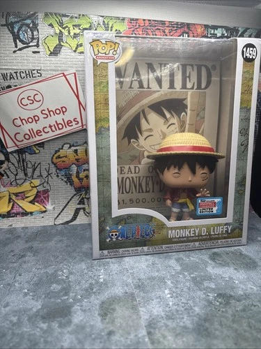 Funko Pop! One Piece Monkey D. Luffy Wanted Poster #1459 NYCC Shared Exclusive