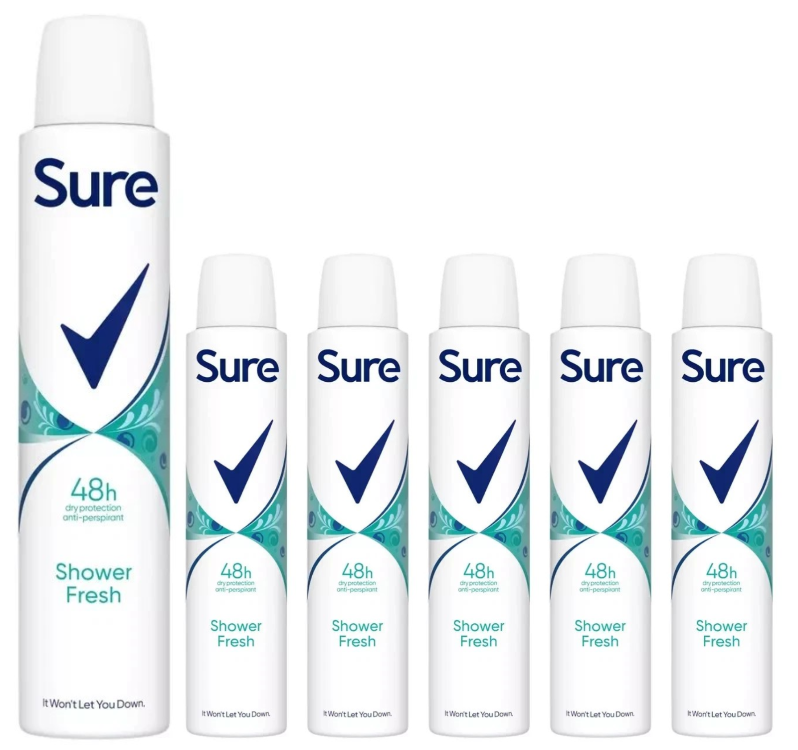 Sure Anti-Perspirant Aerosol Shower Fresh 200Ml - Image 2