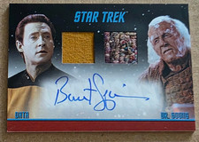 Star Trek Connections Brent Spiner Incentive Box Dual Relic Autograph Data Soong