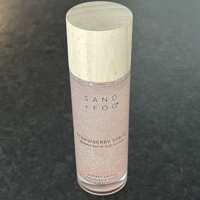 Sand + Fog Strawberry Spritz Shimmer Hair & Body Perfume 3.48 oz Fruity Gourmand