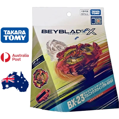 TAKARA TOMY Beyblade X BX-23 Phoenix Wing 9-60GF Starter New AU