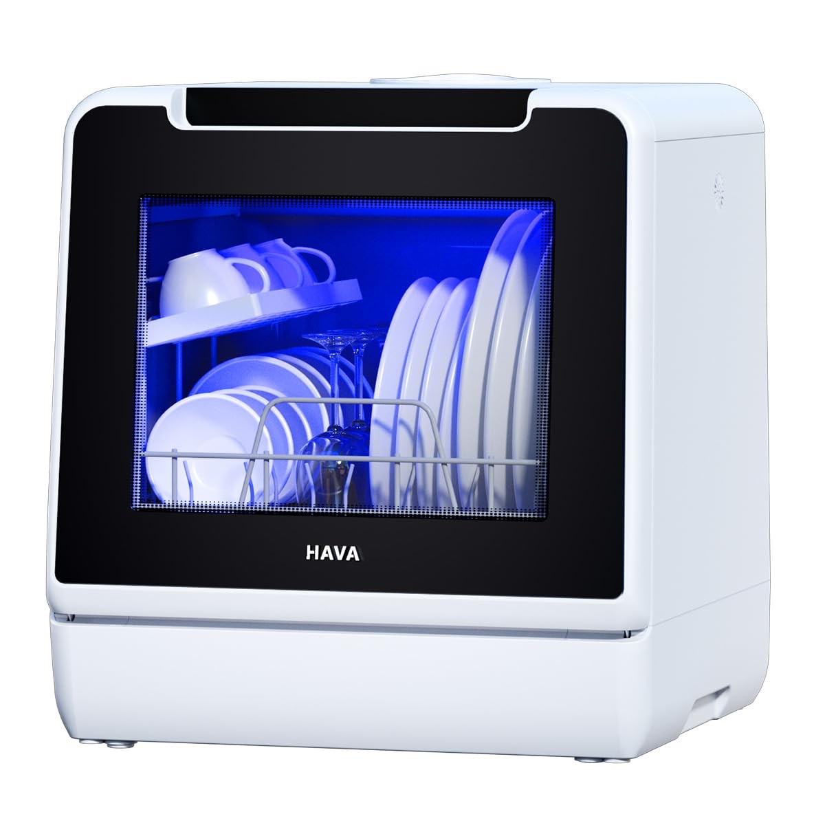 Upgraded Countertop Dishwasher with 8 Wash Programs - Compact & Portable