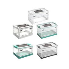 Transparent Foldable Reptile Terrarium Ventilated Box Breeding Tank