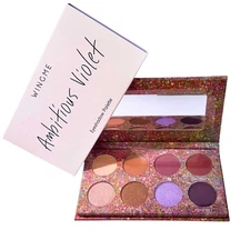 Wingme Cosmetics Eyeshadow Palette Assorted Matte Shimmer Ambitious Violet