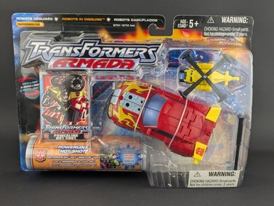 Transformers Armada Powerlinx Hot Shot SEALED Hasbro 2003 Minicon Jolt VARIANT