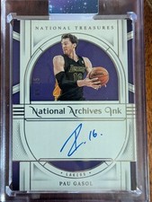 2023-24 National Treasures Pau Gasol Archives Ink Auto Autograph /25 Lakers 2lot