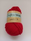 Crafter's Square yarn red 2.1oz 90% polyester 10% acrylic India  — photo 1