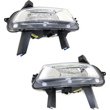 Fog Light For 2014-2016 Buick Lacrosse Left Right Set Of 2 Clear Lens Capa