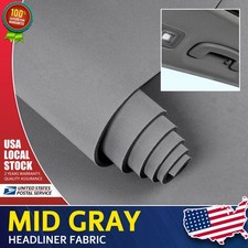 79"L 60"W Flat Knit Headliner Fabric Auto Ceiling Replacement Repair US
