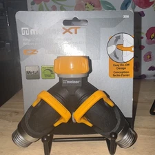 2-Way Hose Valve Lever Design Garden Hose Splitter Melnor XT Metal EZ-Flow New