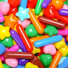 Colorful Crush-Proof Ball Pit Balls for Toddlers - 200 Plastic Toy Balls