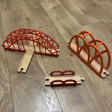 Train Wooden Railway Bay Bridge Suspension Bridge Lot 4 Thomas IKEA Etc