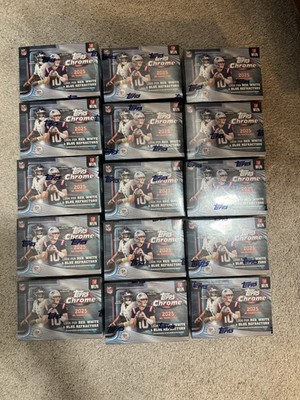 2025 Topps Chrome NFL Football Value Box Lot of 3 Factory Sealed Blaster Boxes
