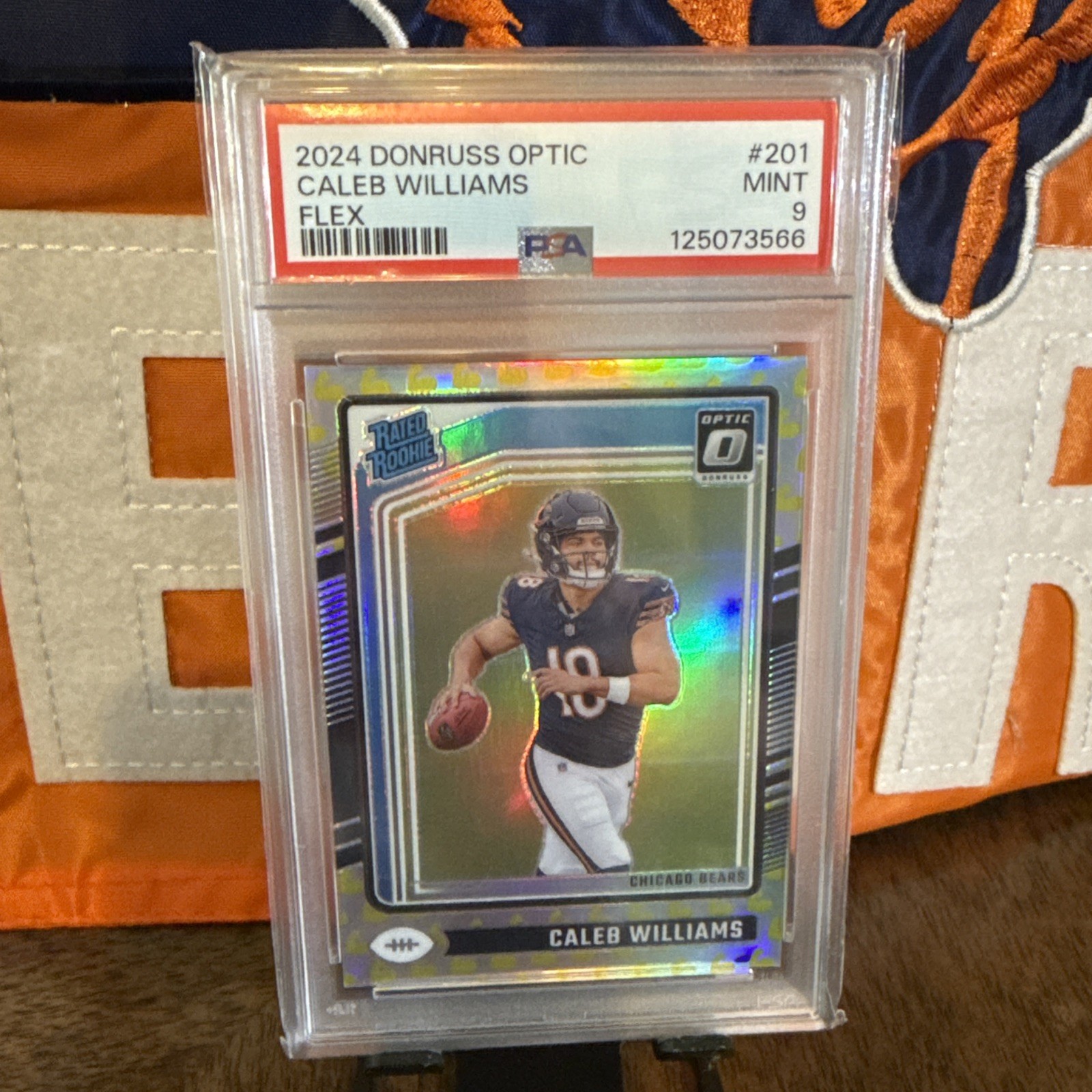 2024 Panini Donruss Optic - Rated Rookie Caleb Williams #201 Flex /149 (RC)