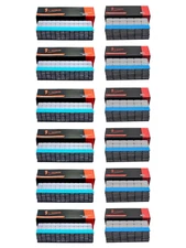 12 BOX 0.25oz X6 & 0.50oz X6 Gray Coated Adhesive Stick on Wheel Weights