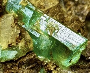 Renowned Raw Bright Green Colombian Emerald Crystal Cluster Matrix Specimen