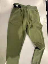 SIZE: MEN S - RUDOLPH FLEECE OLIVE GREEN JOGGERS SIZE: SMALL MEN