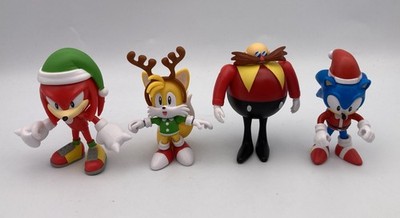Sonic the Hedgehog Action Figures Advent 2022 Jakks Sonic Knuckles Tails Robotni