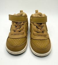 Nike High Top Toddler Shoes Size 5C Sneakers Wheat Brown Hook Loop Unisex