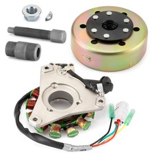 Stator Magneto Flywheel Rotor W/ Puller for Yamaha 1995-2006 YFZ350 Banshee 350