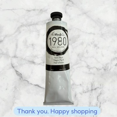 Gamblin 1980 Oil Ivory Black 150Ml BRAND NEW SHIPPING