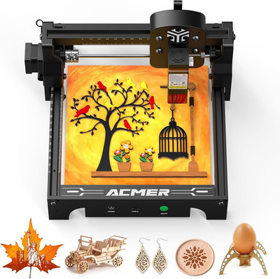 S1 Laser Engraver 6000Mw for Wood, Acrylic, Leather - Perfect for Beginners