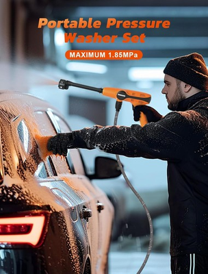 #ad JCTC PORTABLE PRESSURE WASHER CORDLESS 1.85MPA PRESSURE WASHER ORANGE $46.19