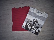 2er Set Pullover Herren in Rot u. Weiß/Grau Gr. XL von Gin Tonic und Tom Tompson