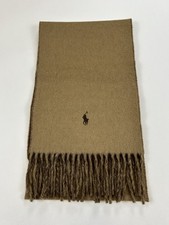  MINOR DEFECT  Polo Ralph Lauren Solid Wool Blend Scarf - Tan/Brown -