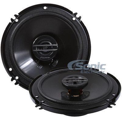 Pioneer TS-G1620F 6.5'' G-Series 2-Way Coaxial Car Speakers (4-Ohm)