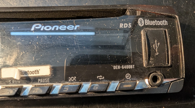 Pioneer DEH-6400BT CD Player/MP3 In Dash Receiver for sale online