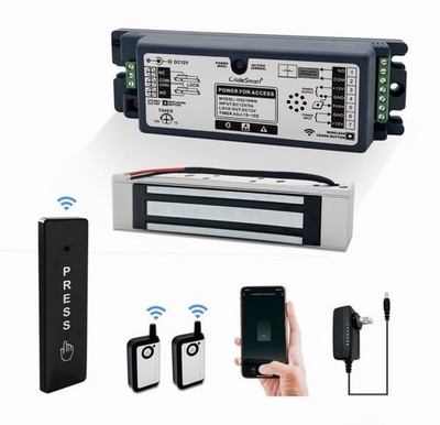 24GHz WiFi Access Control 400lb Holding Force Electic Magnetic Door Lock