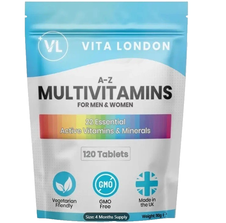 Multivitamins & Minerals Tablets - A-Z For Men & Women - 22 Multi-Vitamins