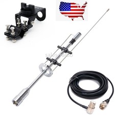 Cbc-435 2m70cm Ham Radio Antenna Rb46 Car Luggage Rack Mount Clip 5m Rg58 Cable