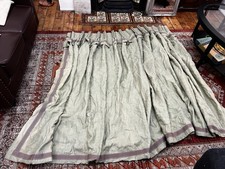 Beautiful Green Blackout Lined And Interlined Curtain