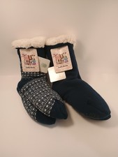 Lot Of 2 - The Original Muk Luks - Cabin Socks Treated With Aloe Vera Size 6-8 