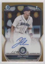 2023 Bowman Chrome Prospect Gold Refractor 50/50 Josh Hood #CPA-JHD Auto 06bg