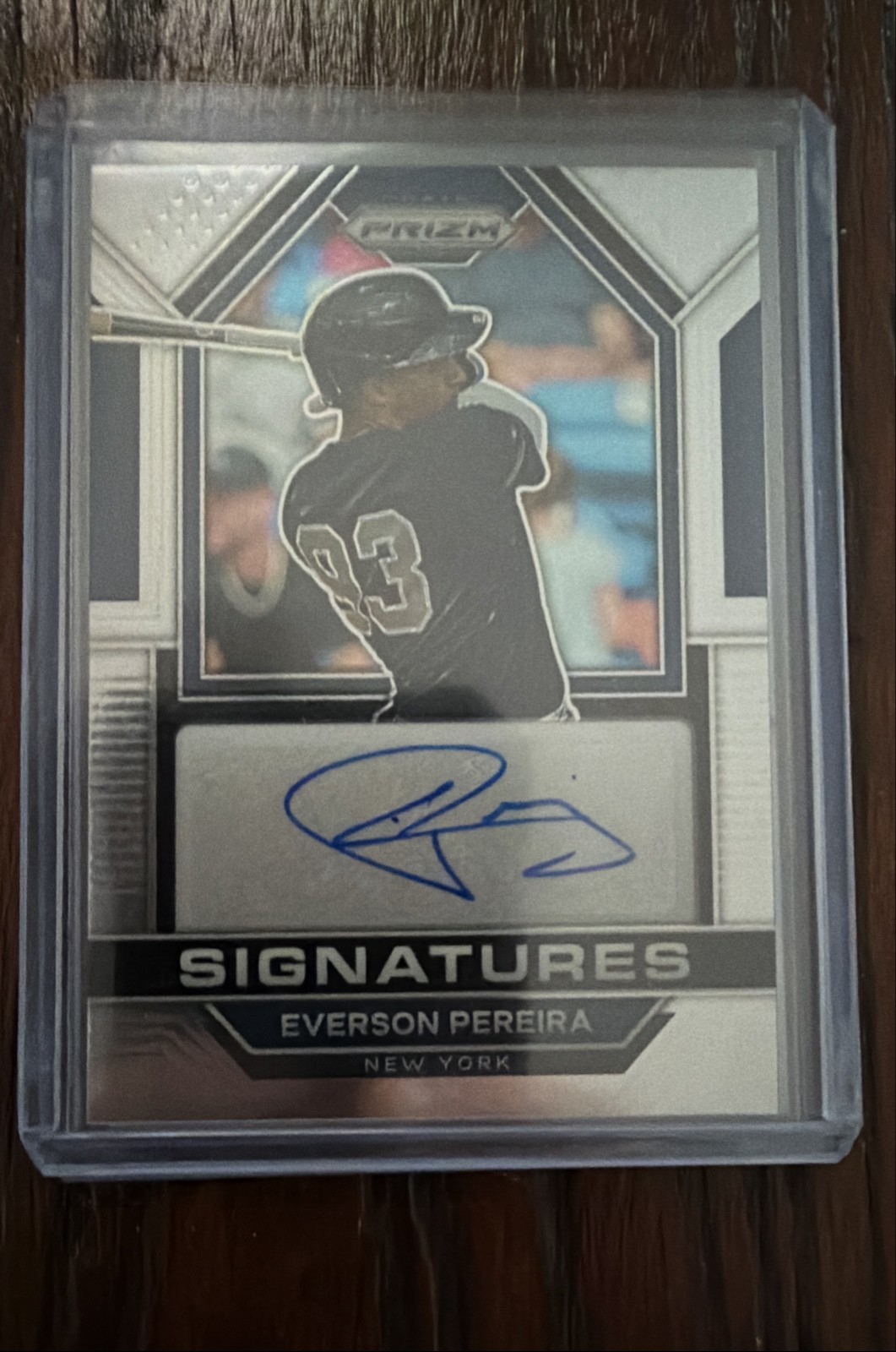 2023 Panini Prizm - Signatures Everson Pereira #SIG-EP Silver Prizm (AU, RC)