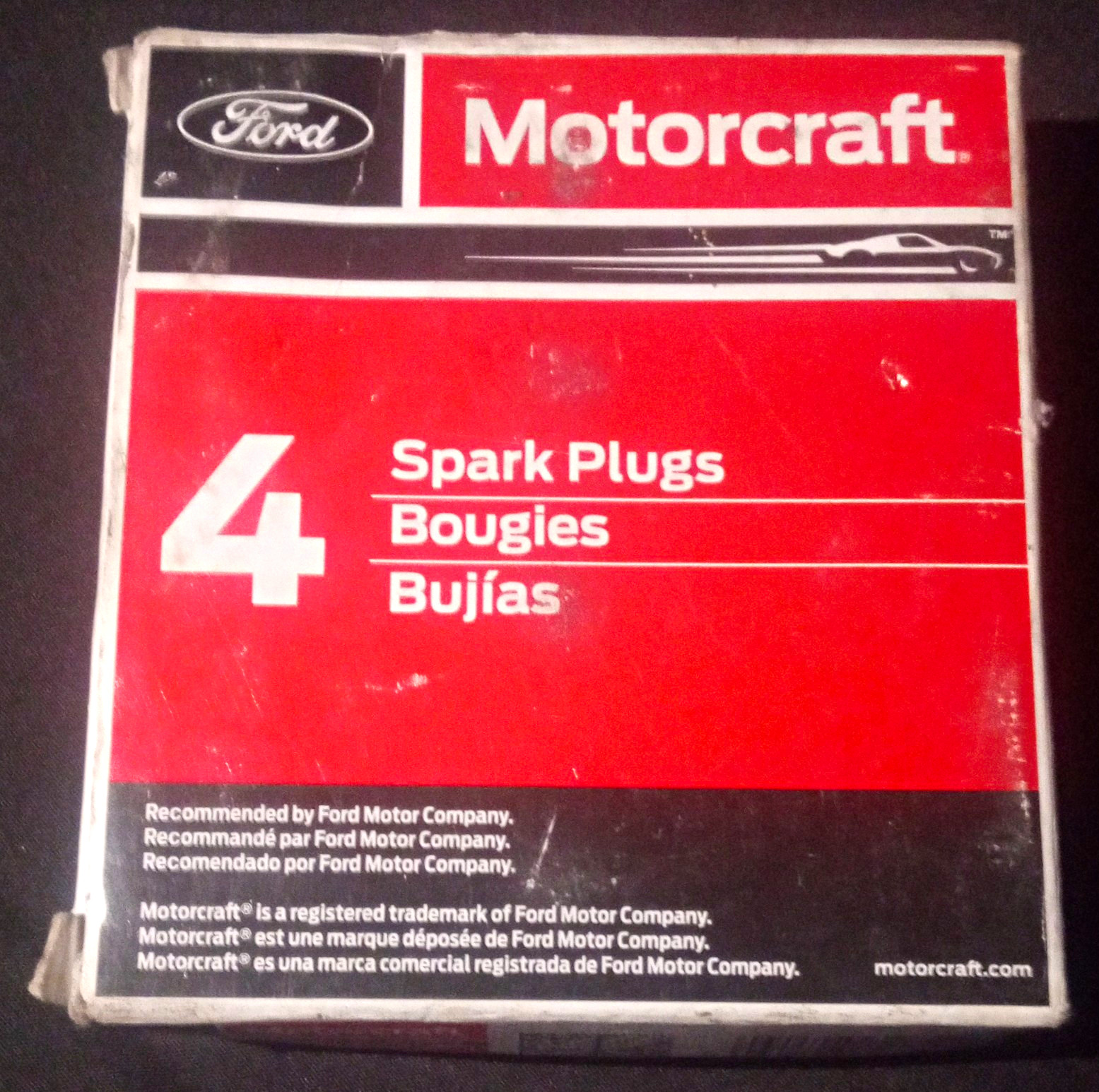 Ford Motorcraft Spark Plugs Set Of 4.  up to 40 boxes of 4. buy all for 200 off