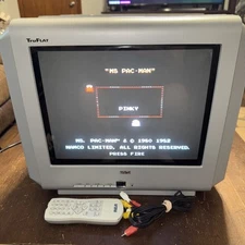 RCA Truflat 14 inch CRT TV 14F512T Retro Gaming TV With remote Tested Read