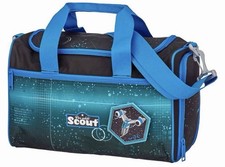 Scout Sporttasche VI mit Nassfach - Sunny 2 Nebela Raumschiff Blau NEU