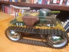 VERY NICE EARLY 1940'S MARX  TIN  WIND UP MILITARY E-12  TANK