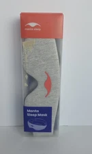Manta Sleep Mask 100% Light Blocking Eye Mask Zero Pressure Gray
