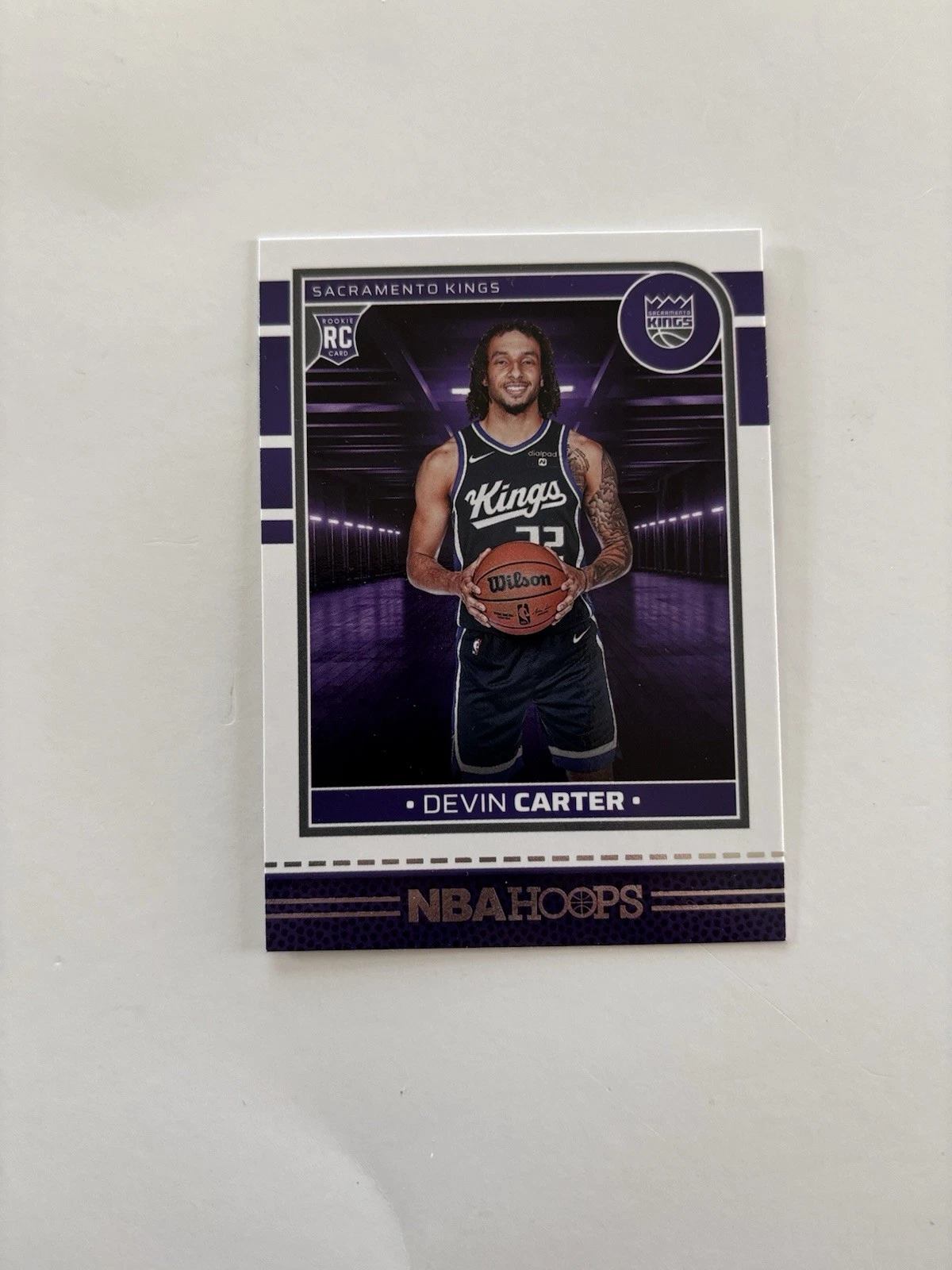 Devin Carter trading card