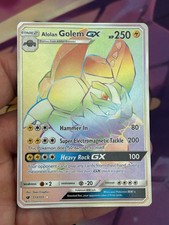 Alolan Golem GX 113/111 Hyper Rainbow Rare Crimson Invasion Pokemon TCG #113 Nm on eBay