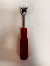 Mac Tools Mr7pa 14 Drive Ratchet Red Hard Grip Handle Made In Usa Vintage