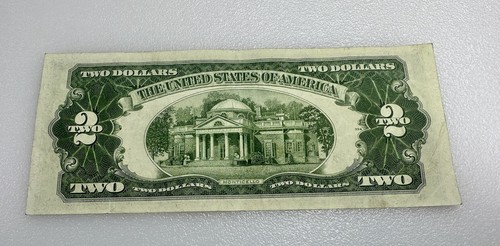 2 Dollar Bill Red Seal Star Note Fancy Serial Number Serial Number Circulated *1 - Picture 9 of 12